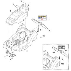 Housing Assembly for Stihl RME 339.0