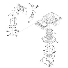 Mowing Deck for Stihl RMI 422.1