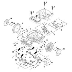 Lower Housing for Stihl RMI 422.2