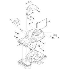 Housing Upper Part for Stihl RMI 522.0 C