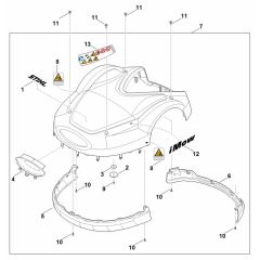 Machine Cover for Stihl RMI 632.0