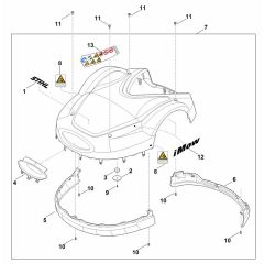 Machine Cover Assembly for Stihl