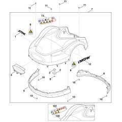 Machine Cover for Stihl RMI 632.1 P