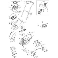 Flymo ROLLER COMPACT 4000 Assembly