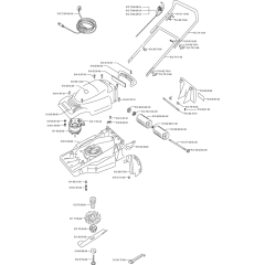 Frame and Engine Assembly
