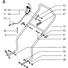 Handle & Controls for Husqvarna 46EL