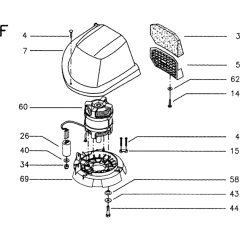Motor Assembly for Husqvarna 46EL