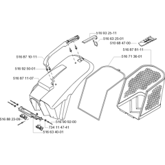 Bagger Assembly for Husqvarna 47