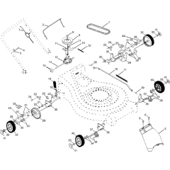 Handle & Controls for Husqvarna 52