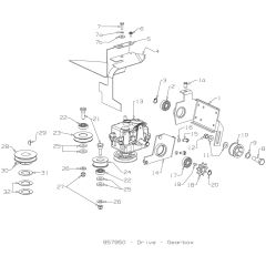 Gearbox Assembly for Masport RR18SP