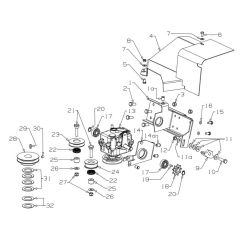 Gearbox Assembly for Masport RR21SP