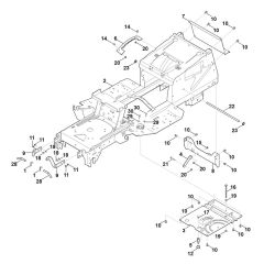 Frame for Stihl RT 4097.1 SX