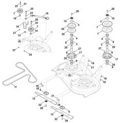 Blade Drive for Stihl Mower