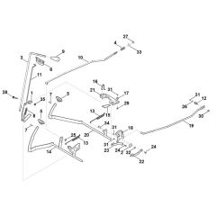 Brake & Control Lever for Stihl