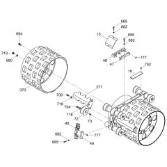 Rear Drum Assembly for RT56-SC