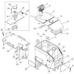 Rear Frame Assembly for RT560