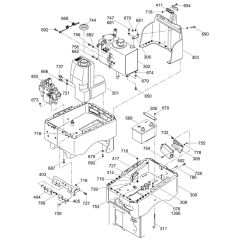 Rear Frame Assembly for RT82-SC