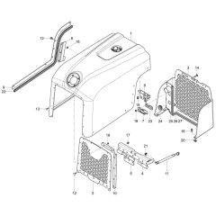 Front Hood Assembly for RTSC3