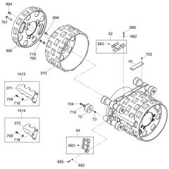 Front Drum Assembly for RTx-SC2