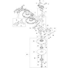 Blade Motor for Husqvarna RZ-43M