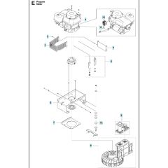 Motor Assembly for Husqvarna S36