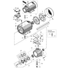 Motor Pump Assembly for Nilfisk