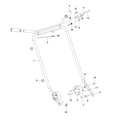 Handle Assembly for Husqvarna