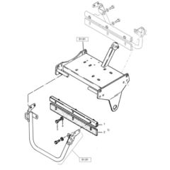 Scraper Assembly for Bomag BW 55E