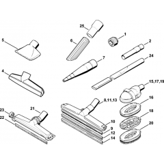 Extras Assembly for Stihl Vacuums