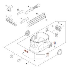 Container Assembly for Stihl SEA60