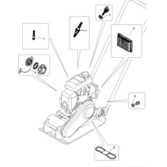 Service Kit for Bomag BVP 10/30