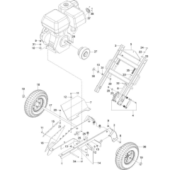 Frame for Husqvarna SG13B