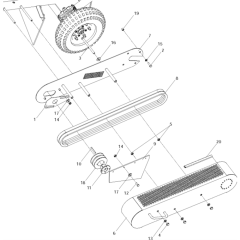 Belt Guard & Pulley Assembly