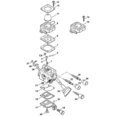 Carburetor for Stihl SH56