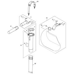 Stihl SHA 56 Vacuum Attachment