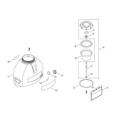 Chemical Tank for ECHO SHR-170SI