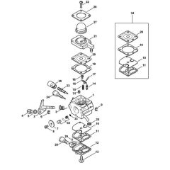 Carburetor 4137/22 for Stihl SP 85