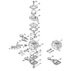 Carburetor Assembly for Stihl SP 85