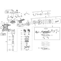 Milwaukee SPS140 Sander Assembly