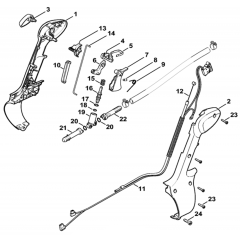 Control Handle for Stihl SR200