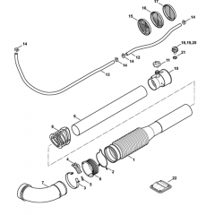 Pleated Hose & Blower Tube