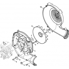 Fan Housing & Wheel Assembly