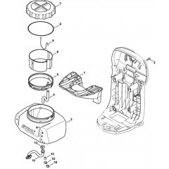 Carrier & Container for Stihl SR200-D