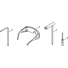 Tools Assembly for Stihl SR200-Z