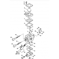 Carburettor Assembly for Stihl SR200-Z