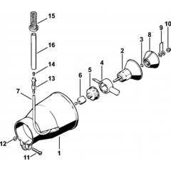 ULV Rotary Nozzle Assembly