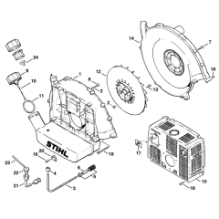 Fan Housing for Stihl SR320, SR400