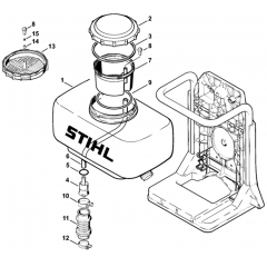 Container Assembly for Stihl