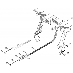 Control Handle for Stihl Mistblower