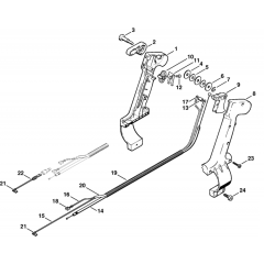Control Handle for Stihl Mistblowers
